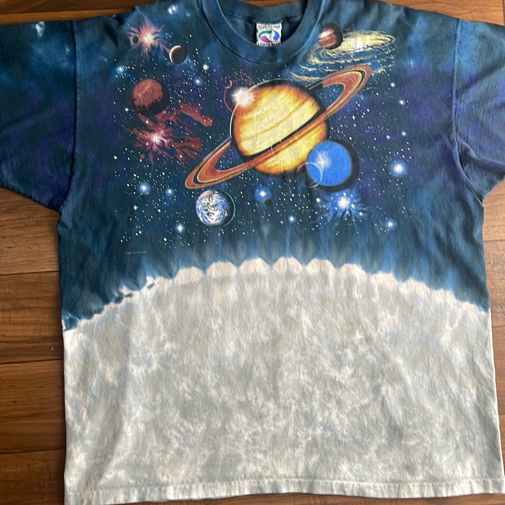 @Liquid blue @1998 solar system planets size 2XXL vintage